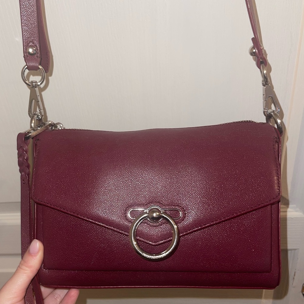 Rebecca Minkoff Leather Shoulder Bag in Red - Picture 5 of 9